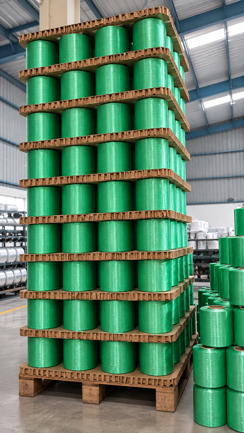 Color Uniformity Yarn Spools